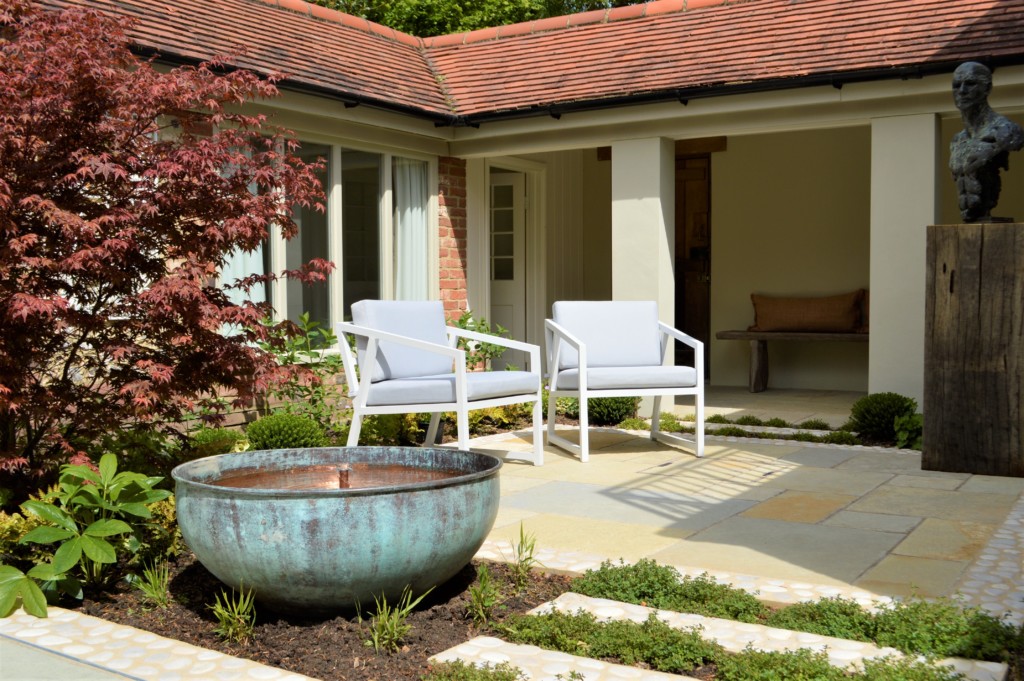 picture of an inner courtyard garden space